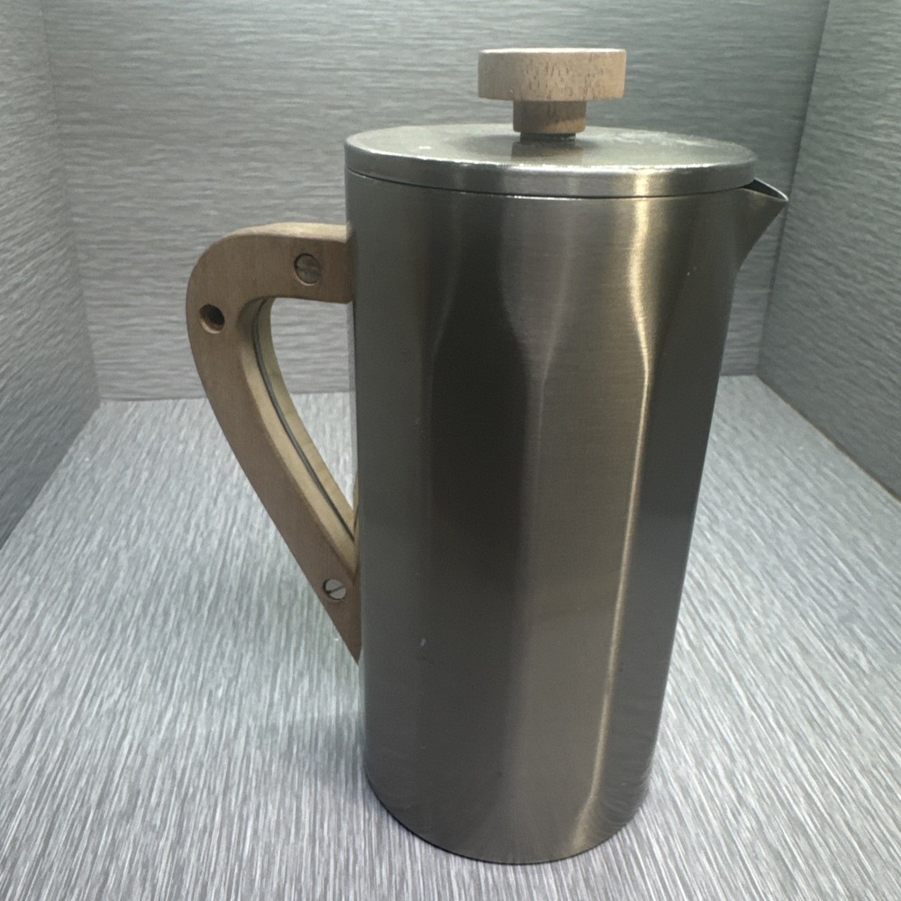 Starbucks Stainless Steel French Press 34oz 1L 2015 Wood‎ Handle Coffee Maker